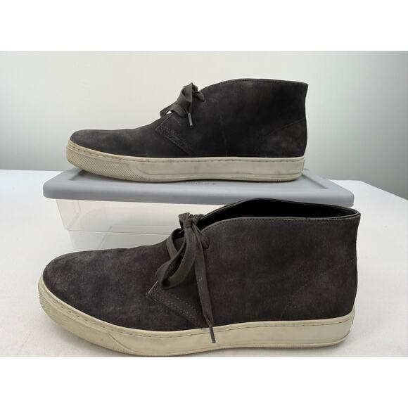 Vince Gray Suede Chukka Sneaker Boot Mens 10.5 Minimalist Luxury Casual Shoes main image 9
